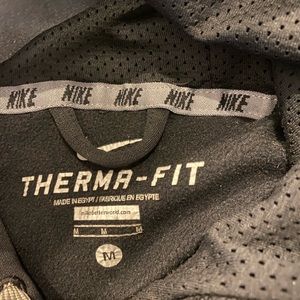 Nike brand black and grey hoodie